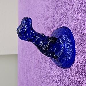 Boyd Glass Art Rex Dinosaur Glass paperweight sculpture.